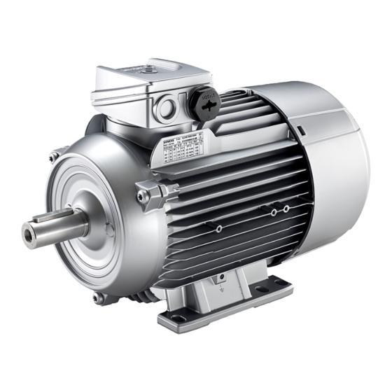 Siemens SIMOTICS A 1FU9 Betriebsanleitung