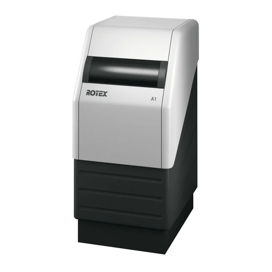 Rotex A1 BO xx-e Handbücher