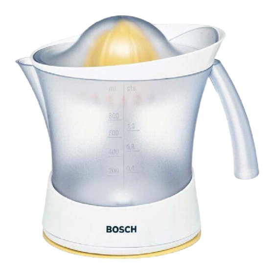 Bosch MCP30 serie Gebrauchsanleitung
