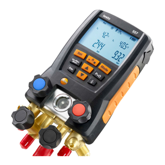 testo 557 Bedienungsanleitung