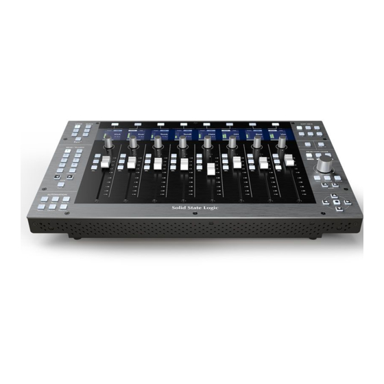 Solid State Logic UF8 Anleitung