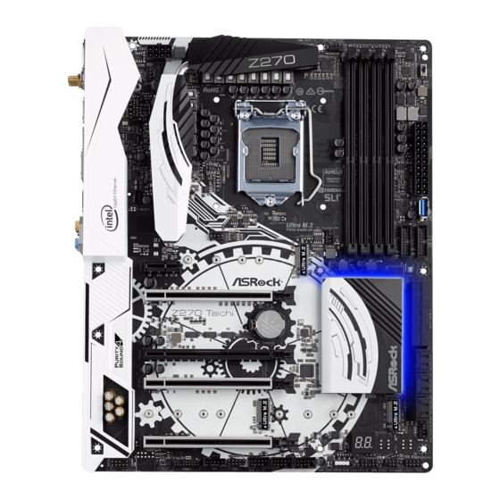 ASROCK Z270 Taichi Schnellinstallationsanleitung