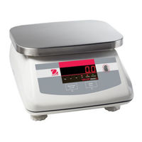 OHAUS Valor 2000 Series Bedienungsanleitung