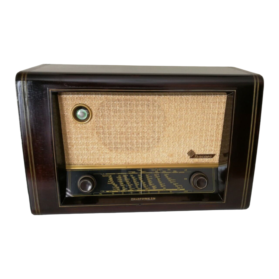 Telefunken DACAPO Bedienungsanleitung