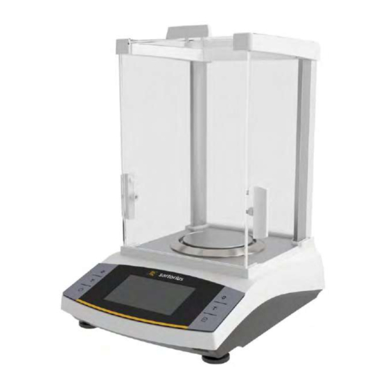 Sartorius Entris II Advanced Line BCA623-1S Betriebsanleitung