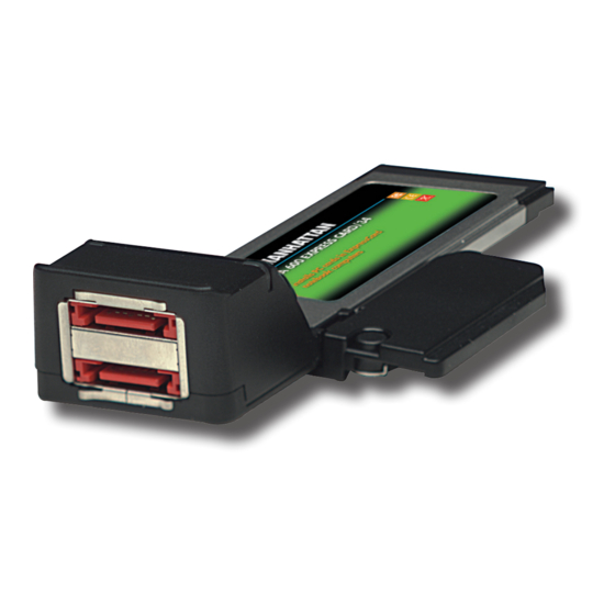 Manhattan SATA 6Gb/s ExpressCard/34 150385 Handbuch