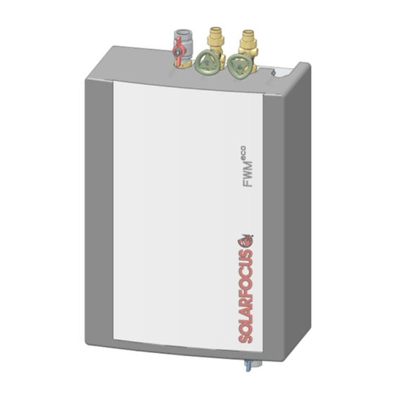 SOLARFOCUS FWM eco Montageanleitung