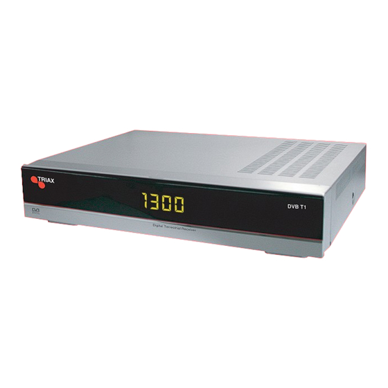 Triax DVB T1 Bedienungsanleitung