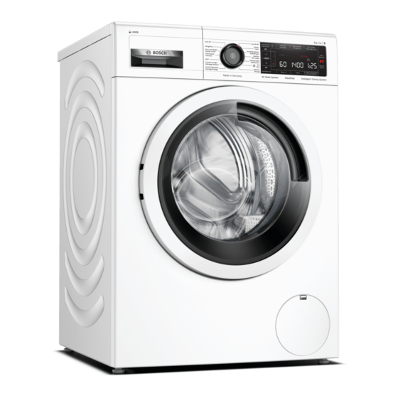 Bosch WAV28K0EFG Gebrauchs- Und Montageanleitung
