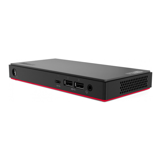 Lenovo ThinkCentre M90n-1 Einrichtungsanleitung