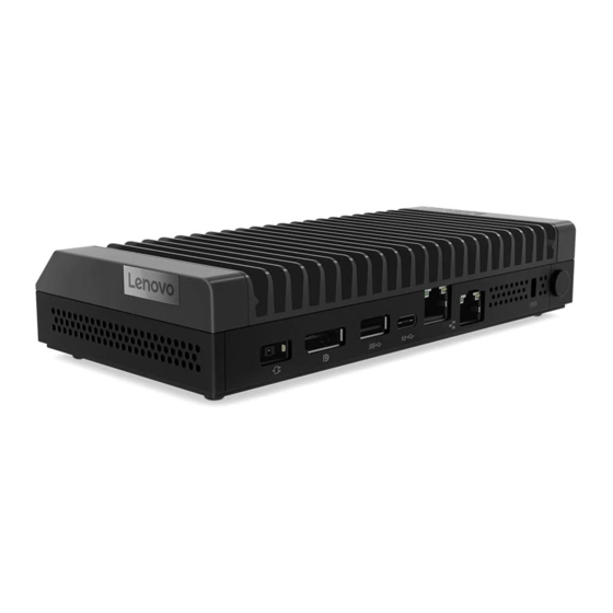 Lenovo ThinkCentre M90n-1 Einrichtungsanleitung