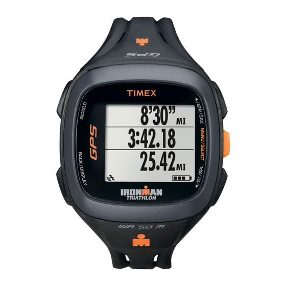 Timex IRONMAN Run Trainer 2.0 Benutzerhandbuch