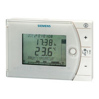 Siemens REV34 Series Installationsanleitung
