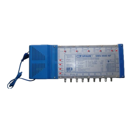 Spaun SMS serie Technische Hinweise