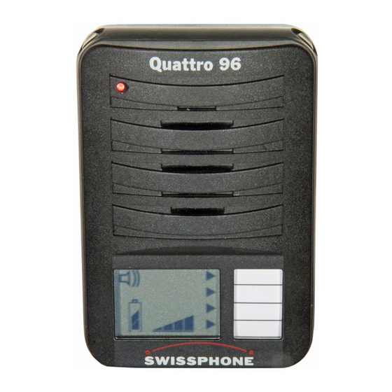 SwissPhone RE429 Quattro96 Handbücher