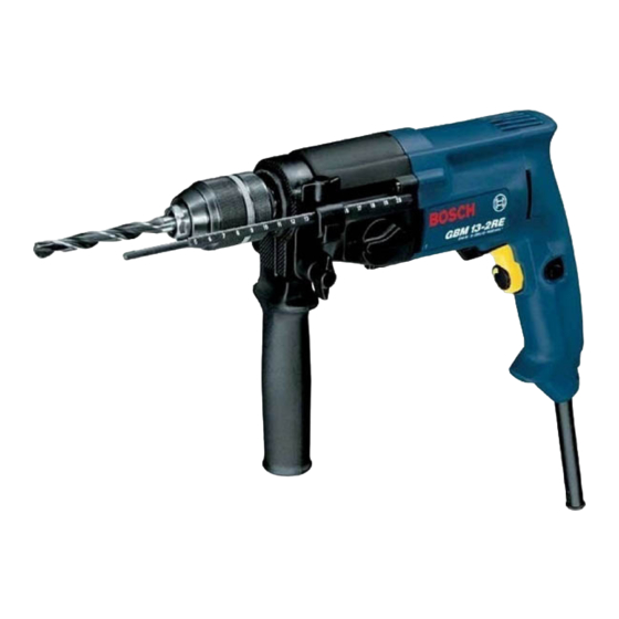 Bosch GBM 10-2 RE Handbücher