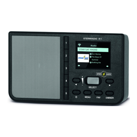 TechniSat STERNRADIO IR 1 Bedienungsanleitung