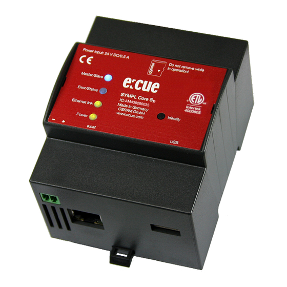 OSRAM e:cue SYMPL Core Sp Bedienungsanleitung