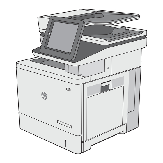 HP Color LaserJet Enterprise MFP M577 Installationshandbuch