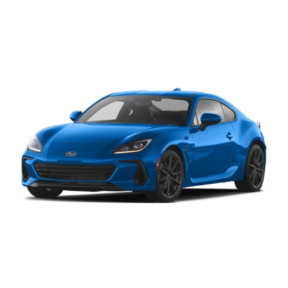 Subaru BRZ 2022 Kurzanleitung