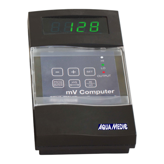 Aqua Medic mV Computer Bedienungsanleitung