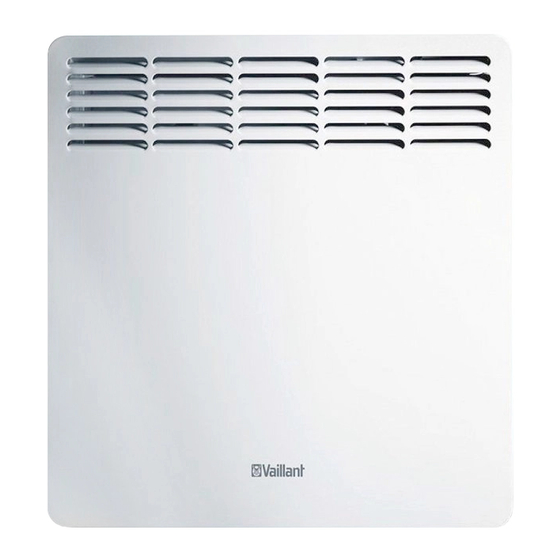 Vaillant VER 75/3 Installations- Und Bedienungsanleitungen