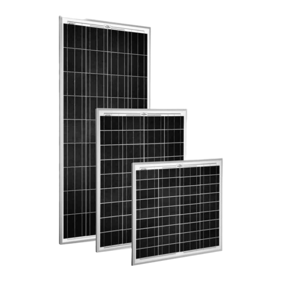 SolarWorld Sunmodule SW xx poly RGA serie Benutzerinformation