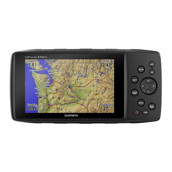 Garmin GPSMAP 276Cx Benutzerhandbuch