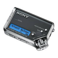 Sony walkman NW-E99 Bedienungsanleitung