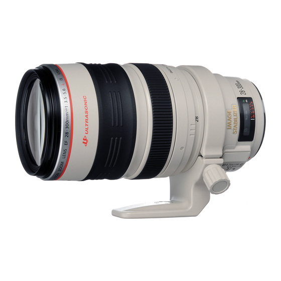 Canon EF 28-300mm f3.5-5.6L IS USM Bedienungsanleitung