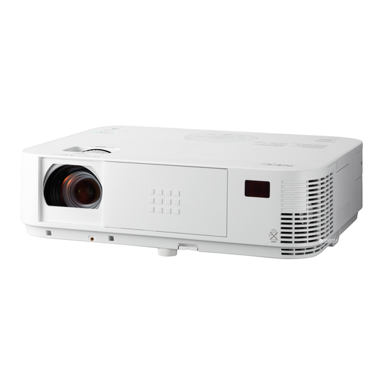 NEC M403W Quick Setup”-Anleitung