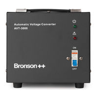 Bronson AVT-8000 Bedienungsanleitung