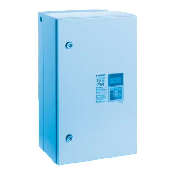 Omron VARISPEED E7 IP54 Kurzanleitung