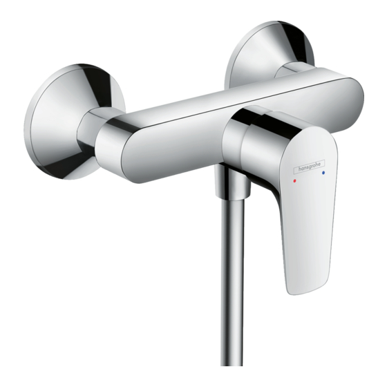 HANSGROHE Talis E series Gebrauchsanleitung, Montageanleitung