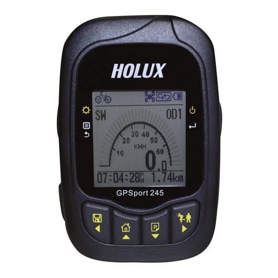 Holux GPSport 245 Bedienungsanleitung