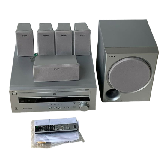 Sony HT-C800DP Bedienungsanleitung
