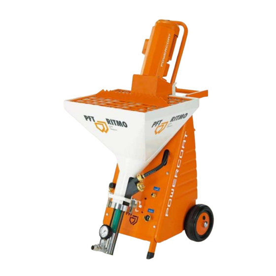 PFT RITMO POWERCOAT Betriebsanleitung