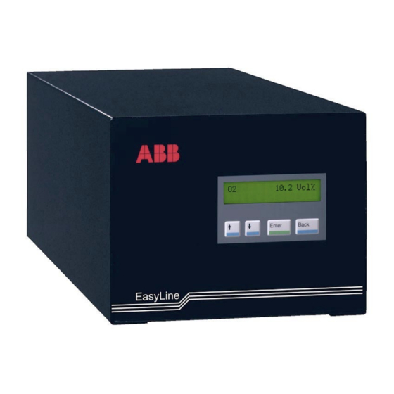 ABB EasyLine O2 Betriebsanleitung
