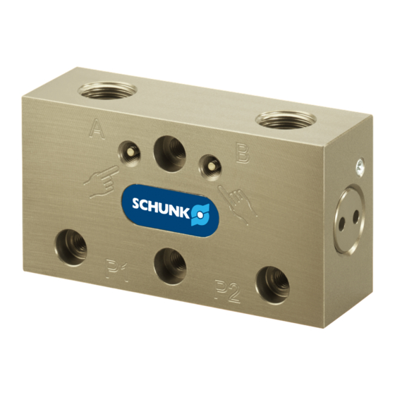 SCHUNK SDV-P Montage- Und Betriebsanleitung