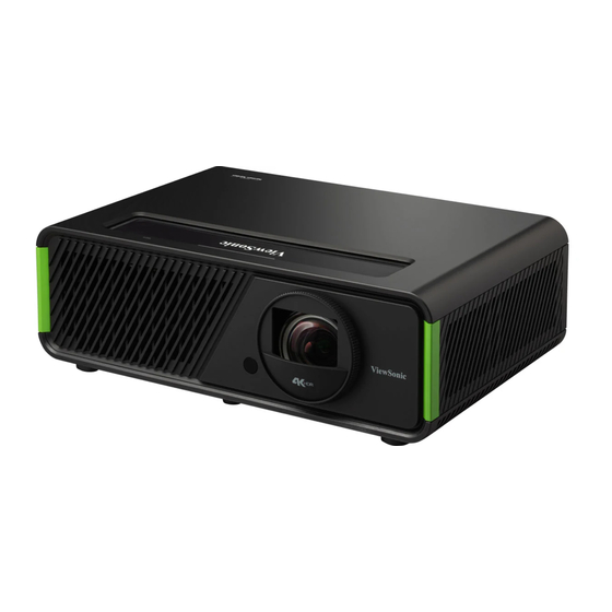 ViewSonic X2-4K Benutzerhandbuch