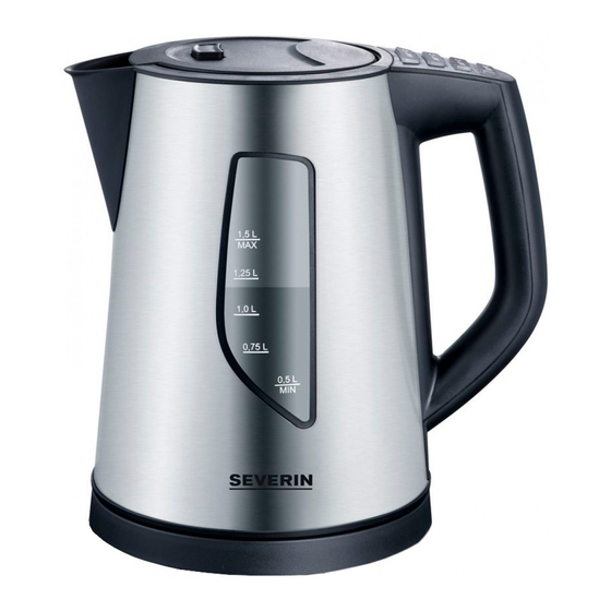 SEVERIN wk3342 Gebrauchsanweisung