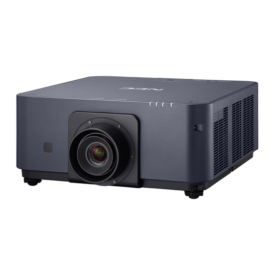 NEC PX602UL-WH Bedienungshandbuch