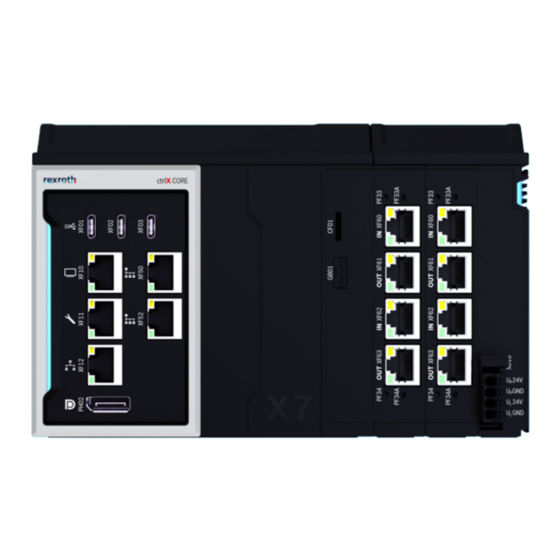 Bosch Rexroth ctrlX CORE X7 Betriebsanleitung