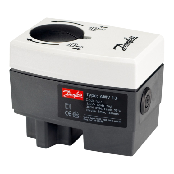 Danfoss AME 13 Installationsanleitung