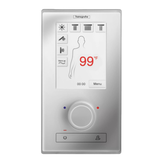 HANSGROHE RainBrain 15841XXX Series Gebrauchsanleitung, Montageanleitung