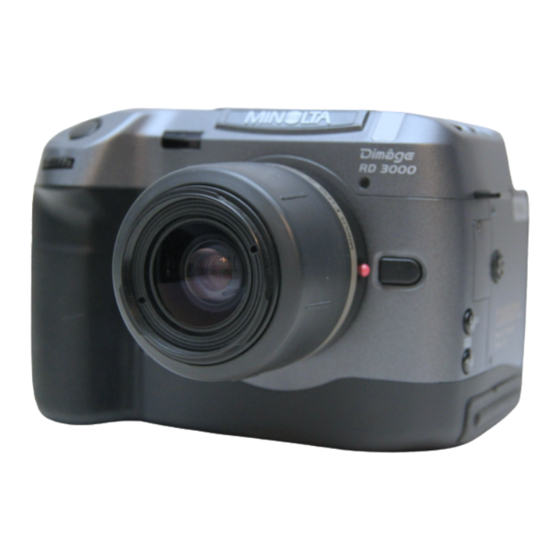 Minolta Dimage RD 3000 Handbuch