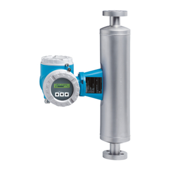 Endress+Hauser Proline Promass 83I Bedienungsanleitung
