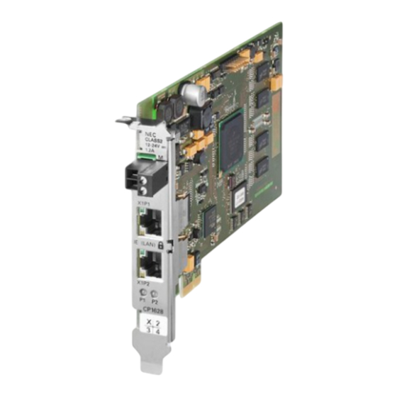 Siemens SIMATIC NET CP 1628 Betriebsanleitung