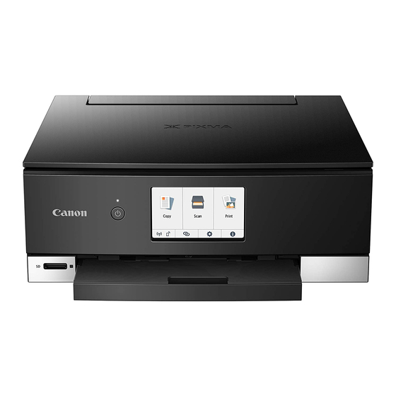 Canon PIXMA TS8200-Serie Inbetriebnahme