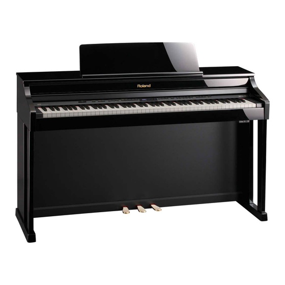 Roland HP505 Bedienungsanleitung